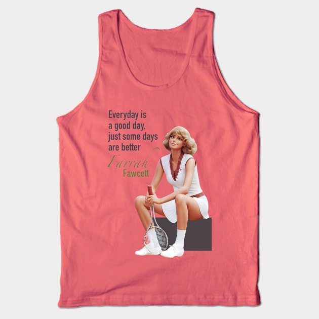 Farrah Fawcett 3D cartoon Tank Top by BAJAJU